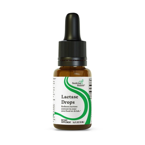 [BRSWIYI7CAOQMAAV] Seeking Health Lactase Drops - Liquid Supplement with Dairy Intolerance - Support for Digestion - Lactase Enzyme Supplement - 0.50 Fl oz, 52 Servings
