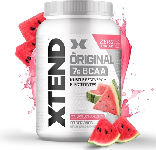 [BRSWIZYKBN4RE2A5] Xtend Original BCAA Powder 7g BCAA and 2.5g L-Glutamine, Sugar Free Post Workout Muscle Recovery Drink with Amino Acids for Men & Women, 90 Servings