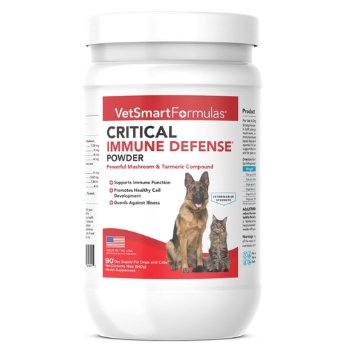 [BRSREFD5PMIWGYLG] Critical Immune Defense for Dogs & Cats; Supports Normal Cell Growth - Turkey Tail, Reishi, Shiitake and Maitake Mushroom Formula with Patented White Turmeric Root Extract (Large / 90 Day Avg. Supply)