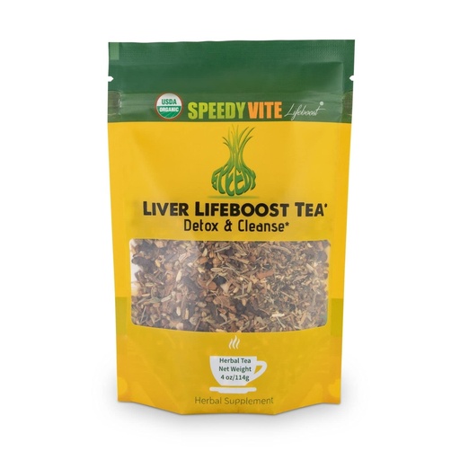 [BRSWGZAEOR5RMADJ] Liver Detox Tea | USDA Organic (4 oz) by SpeedyVite - Cleanses, Supports Liver, Gallbladder Health with Dandelion Leaf, Fennel, Ginger and more
