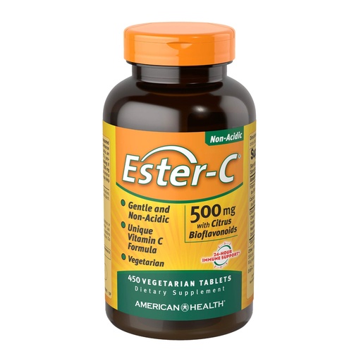 [BRSWIZAAAF7AIGAV] Ester-Vitamin C with Citrus Bioflavonoids 500 Milligrams 450 Veg Tabs