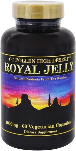 [BRSWIYT6OAHBMDDE] C C Pollen Royal Jelly 1000-60 Vegetarian Capsules