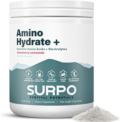 [BRSRMAYDCV5QMYD6] Essential Amino Acids Supplement & Sugar Free Electrolytes Powder – Keto EAA + BCAA Amino Energy Powder – BCAA Electrolyte Hydration Powder Drink for Post Workout Muscle Recovery & Growth, 30 Servings