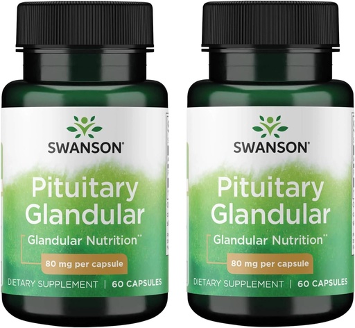 [BRSRMEIFO4OW2YLB] Swanson Raw Pituitary Glandular 80 Milligrams 60 Capsules (2 Pack)