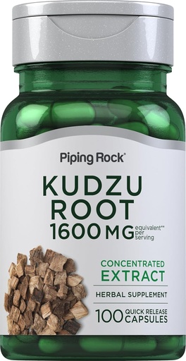 [BRSWIFDQAYPGKAYZ] Piping Rock Kudzu Root Capsules 1600 mg 