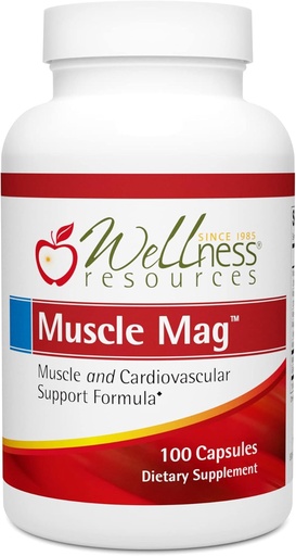 [BRSWI2Q3AQBW2D3Y] Muscle Mag - Highly Absorbable Magnesium Formula for Muscle Heath - with Magnesium Malate & Glycinate (100 Capsules)