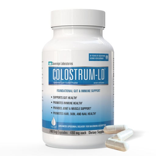 [BRSWG235BYGRQ3DZ] Colostrum-LD Capsules Colostrum with Liposomal Delivery - High Absorption - 240 Capsules