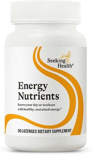 [BRSWIGIOBAPRMFYZ] Seeking Health Energy Nutrients - Formerly NADH + CoQ10, 25 mg NADH + 25 mg CoQ10 to Support Natural Energy and Healthy Aging, Antioxidant Support, Memory and Focus Support (30 lozenges)*