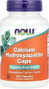 [BRSWI2YCOR5QMGDM] NowFoods Calcium Hydroxyapatite Caps 120 Capsules