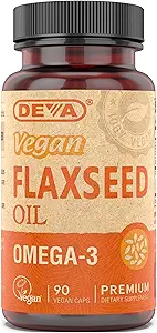 [BRSWIZYZOMOB4G3Y] DEVA Vegan Flaxseed Oil - 90 Vcaps