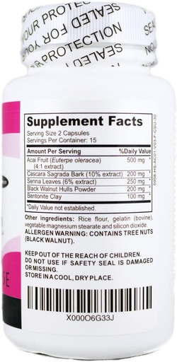 [BRSWIHAROAOB62I3] Skinny Jane Cleanse | Natural Wellness Support Supplement | Detoxify for a Healthy System | Enhance Well-being | 15-Day Cleanse (30 Capsules)