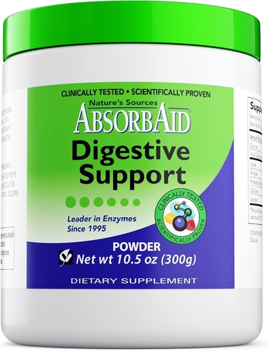 [BRSWIYTYO4ARWED4] AbsorbAid Digestive Enzymes 300 Grams, Proven to Increase Vital Nutrient Absorption by up to 71%