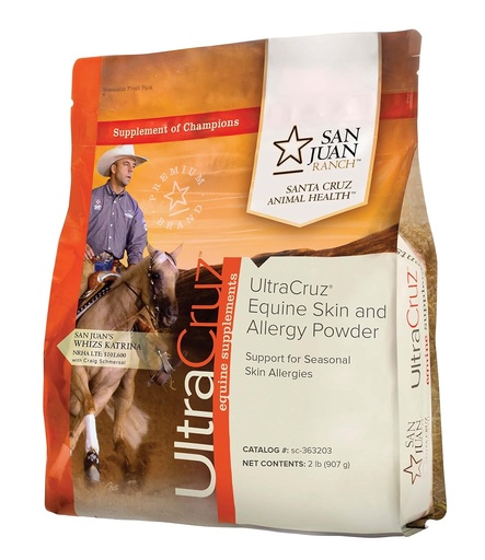 [BRSWIEIIOIHRW2DO] UltraCruz-sc-363203 Equine Skin and Allergy Supplement for Horses, 2 lb, Powder (82 Day Supply)
