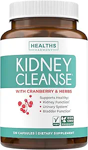 [BRSROEA7CB5RME36] Chanca Piedra Kidney Cleanse Detox & Repair - Herbal Liver & Kidney Support Supplement with Cranberry Astragalus & More for Cleansing Protective Support - Vegan Non-GMO & Lab Verified (4 Month Supply)