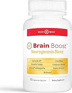 [BRSWGAQ6BNYWEA3V] Brain Boost Capsules | with Curcumin, Cordyceps, Hericium, Ceylon Cinnamon, Purified Shilajit, and Ashwagandha | 30 Servings