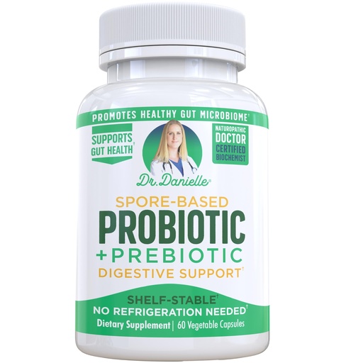 [BRSWY2YYOYCWYDLU] Dr. Danielle Probiotic - Probiotics for Women and Men, Adults by Dr. Danielle - Shelf Stable Probiotic Supplement - No Refrigeration Necessary - Bacillus - 60 Capsules