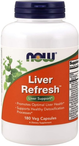 [BRSWIZTYCZ4A23T6] NOW Foods Liver Refresh Veg Capsules,180 Capsules (Pack of 2)