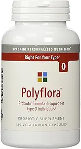 [BRSWIZQACIEGGCDI] D'Adamo Personalized Nutrition Polyflora O, 120 Count