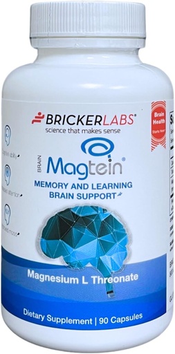[BRSWYFILAQPWA3LJ] Els laboratoris de Marickser Magtein® Magnesi L-Threonte suplementari la salut del cervell, la memòria, el focus, l' aprenentatge de la funció & Cogniva 90 Capules, 30 Servings