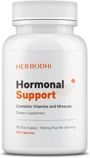 [BRSRABTQCANGKFYV] Hormonální podpora - Hormon Balance Dodatek pro ženy, PMS Supplement & Hormon Harmony pro ženy, Podporuje energii, Mood Swings, Hot Flashs, Menopauza Hormonální Balance (60 Caps)