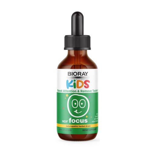 [BRSWKHY5CZ5AGETP] BIORAY Kids NDF Focus, Citrus - 2 fl oz - Supports Cognitive Function, Enhances Clarity & Promotes Steady Energy Levels - Non-GMO, Vegetarian, Gluten Free - 1-2 Month Supply