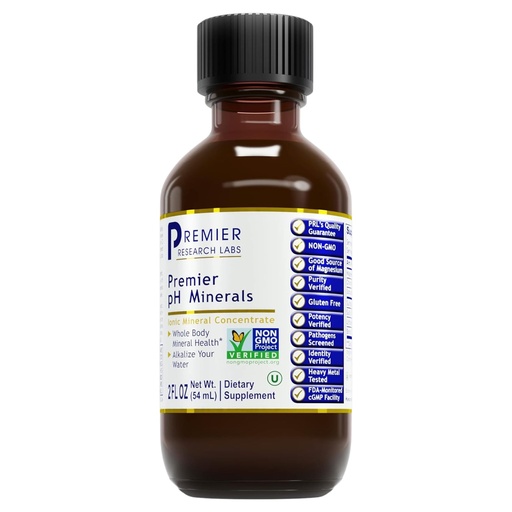 [BRSWYAIDC56RY3DA] Premier Research Labs Premier Ph Minerals - Trace Minerals, Trace Mineral Drops, Minerals for Water, Magnesium Supplement for Distilled Water, Reverse Osmosis Water, Liquid Concentrate - 2 Fl Oz