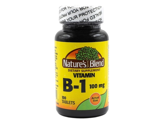 [BRSWIZ33OAEBQYDM] Nature's Blend - Vitamin B-1 TB 100MG 100