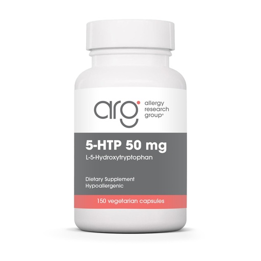 [BRSWIYTQOYDRMHLC] Allergy Research Group ARG 5-HTP 50-50 mg 5-Hydroxytryptophan - Mindset, Sleep & Appetite Regulation Support - Griffonia Simplicifolia Extract - Vegetarian Capsules - 150 Servings - 150 Capsules