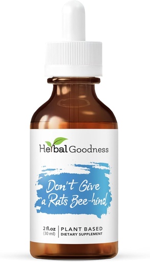 [BRSRAYDYOIPQYAA7] Urte Godhed Må ikke give en Rats Bee- bag- 2 Fl.oz - rolig hjælp, Urte supplement, Kava Drops, Kamille supplement, Lemon Balm Buddy 124; Opkalkning Kosttilskud til voksne, støtter Afslapning