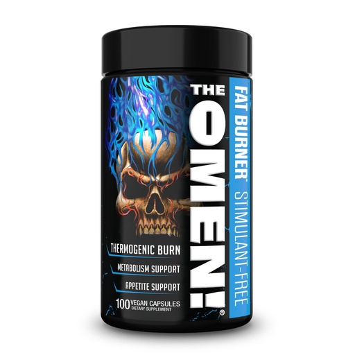 [BRSW2AD3OIFRED33] JNX SPORTS The Omen! Non‑Stimulant Thermogenic Fat Burner for Men & Women | Weight Loss Supplement, Caffeine‑Free & Appetite Suppressant | 100 Capsules
