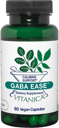 [BRSWIY37OIBAYC3A] Vitanica, GABA Ease, Calming Support, Vegan, 60 Capsules