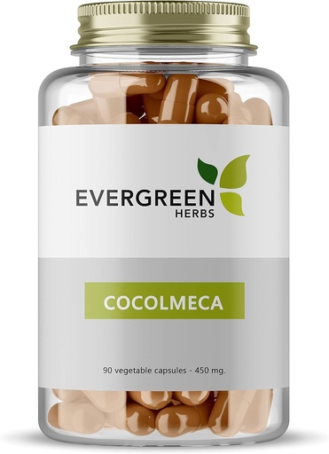 [BRSWGZYPA4FB63QZ] Evergreen Kruiden Cocolmeca Capsules - 450 mg. - 90 Capsules - Smilacaceae, Greenbrier, Sarsaparilla, Smilax
