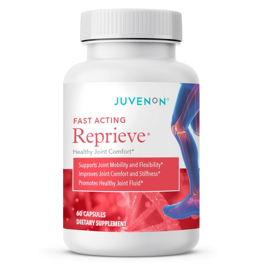 [BRSWGBQ3BYPBAA3X] Juvenon Reprieve Capsules (60 Capsules) - Fast-Acting, Joint Comfort Supplement and Effective Joint Support Solution, Research Verified