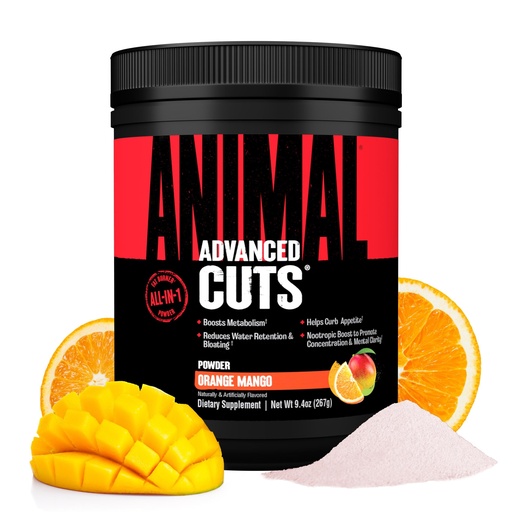 [BRSWYCABB5YBU3DG] Animal Cuts Thermogenic Fat Burner Powder - Weight Loss for Women and Men for Metabolism, Energy, Focus, and Nootropic Brain Support with Ketones Appetite Suppressant - Orange Mango Flavor