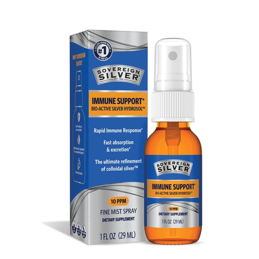 [BRSWK2QTCICAAHL4] Sovereign Silver Bioactive Silver Hydrosol 10 PPM Fine Mist Spray, 1 Ounce