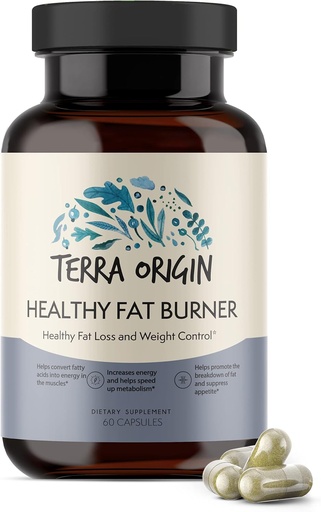 [BRSW2YI6CAMQEYD5] TERRA ORIGIN Metabolism Boost & Fat Loss - Amino Acids and Natural Plant Extracts to Increase Energy & Metabolism, Block Cravings, Stop New Fat Storage*