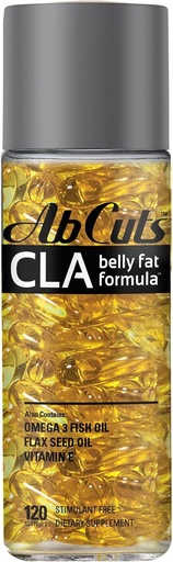 [BRSWIYDQDEIBW2YZ] CLA Belly Fat Formula - 120 Easy-to-Swallow Softgels - Omega 3 Fish Oil, Flaxseed Oil und Vitamin E - Hilft, Antioxidans Versorgung und gesunde Körperzusammensetzung zu erhöhen
