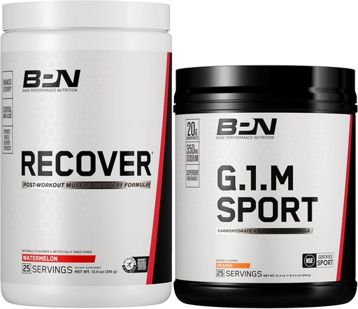 [BRSRAH37DIMQEFDX] BARE PERFORMANCE NUTRITION BPN Recover & G1M Orange Bundle