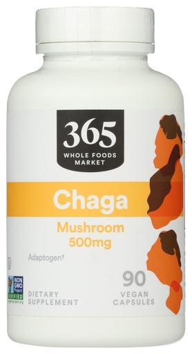 [BRSWYHQDOYAQ4H3A] 365 by Whole Foods Market, Chaga, 90 Count
