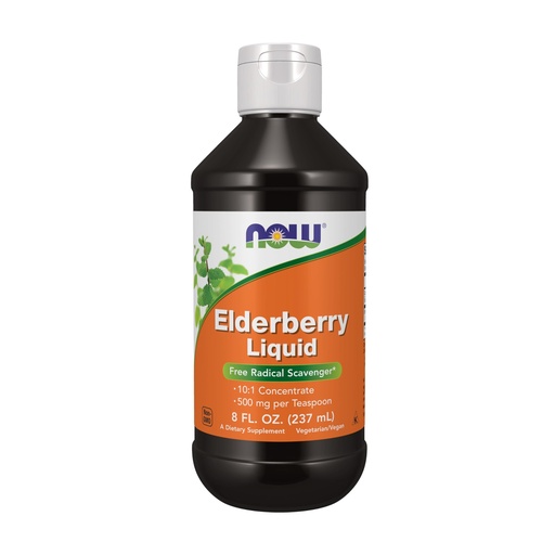 [BRSWIZTYCUMG2GT2] Now Foods Elderberry Liquid Concentrate, 8-Ounce