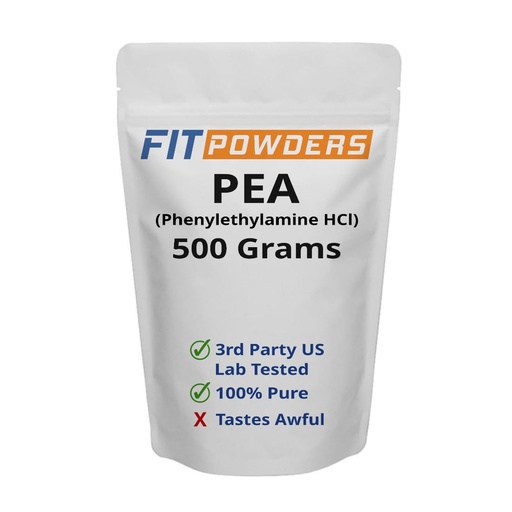 [BRSWYFICOIBQEDY4] Phenylethylamine Supplement (500 Grams) Phenethylamine HCL Form
