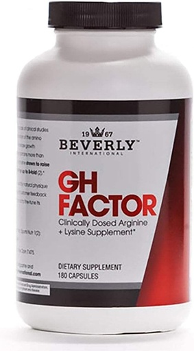 [BRSWIY32BQNBMEA5] Beverly International GH Factors, 180 Capsules. 贝弗利国际GH因子,180 Capsules. 由最高至8档提高等级. 临床上多塞德·阿吉宁+赖氨酸补充剂. P.M. 男女增长促进者。 复次善根修习.