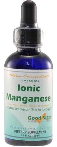 [BRSWIFQQAYABWHY7] Good State Liquid Ionic Manganese Ultra Concentrate (10 Drops Equals 5 mg - 118 Servings Per Bottle), 2 Fl Oz