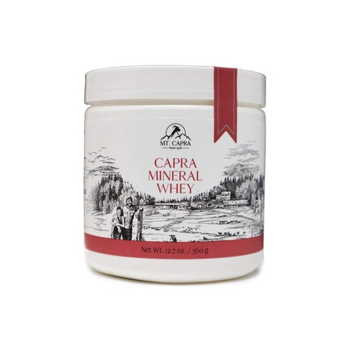 [BRSWIYQQCJYWYA3I] Mt. Capra Mineral Whey | A Whole Food, Bio-Available Mineral/Electrolyte Powder Supplement from Goat Milk Whey, Rich in Potassium, Alkalizing | 14 Servings - 12.7 oz