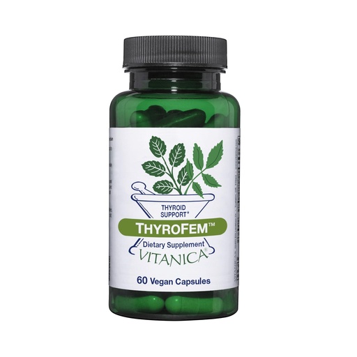 [BRSWIY37OIGACF3Y] Vitanica ThyroFem, Thyroid Gland Support, Vegan, 60 Capsules