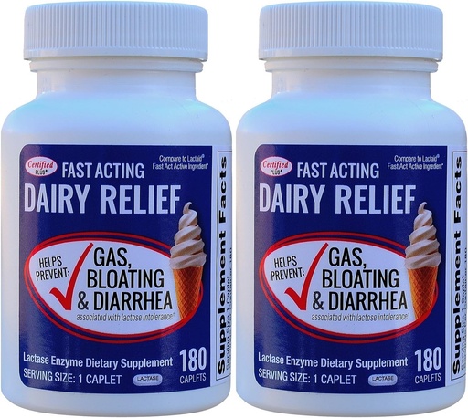 [BRSWGZQKCEBWCC3P] Fast Acting Lactase 360 Caplets Generic Lactase Fast Act 9000 יחידות FCC לכל Caplet