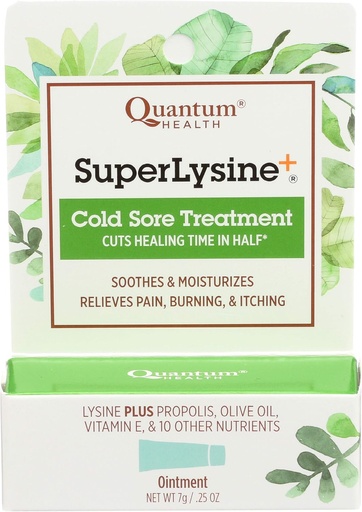 [BRSWIYQYO56R6HY3] Quantum Health, Lysine Cream, 0.25 Ounce