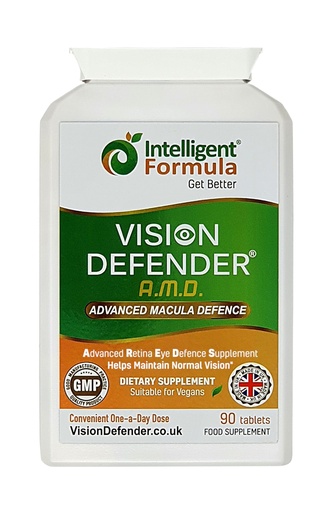 [BRSWKZI3BZ6BMGDO] Vision Defender AMD AREDS2 Eye Vitamins – Exact AREDS 2 Formula with Lutein & Zeaxanthin, Vitamins C & E, Zinc 25 mg & Copper – Once Daily Vegan Eye Health Supplement, 90 Tablets
