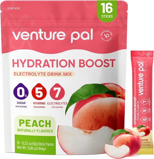 [BRSRAGQ5BMPW2G34] Venture Pal Sugar Free Electrolyte Packets σκόνης - Liquid Daily IV Hydration Packets 