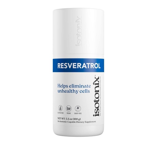 [BRSWGHQBOEJWKCA3] Isotonix® Resveratrol – Trans-Resveratrol Antioxidant for Cellular & Cardiovascular Support, Isotonic Drink Mix, Vegan, Gluten-Free, 30 Servings